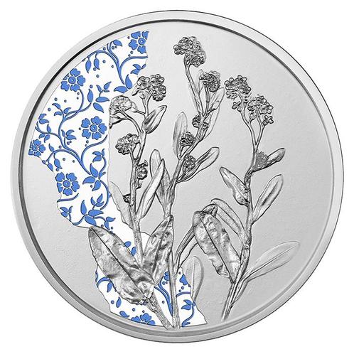 Oostenrijk 10 Euro Vergeet-mij-nietje 2023 Zilver Proof, Postzegels en Munten, Munten | Europa | Euromunten, Verzenden