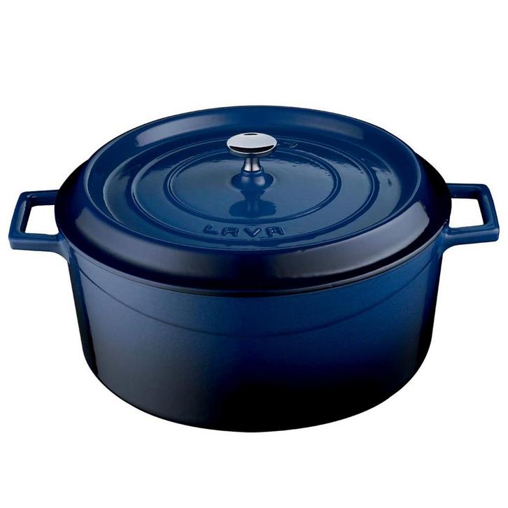 Lava Gietijzeren Braadpan Ø32 Blauw, Zakelijke goederen, Horeca | Keukenapparatuur, Nieuw in verpakking, Ophalen of Verzenden