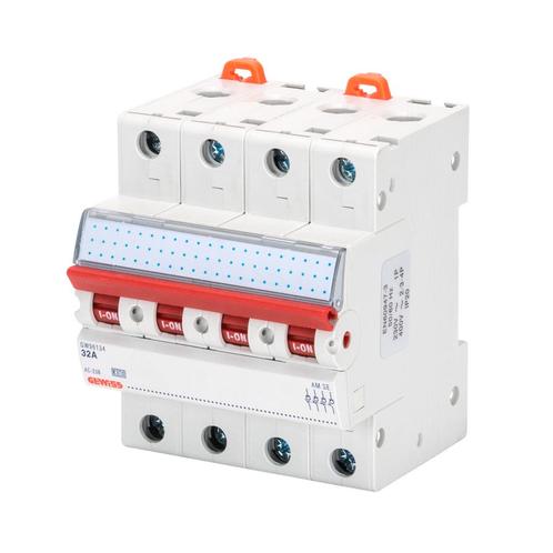 Gewiss hoofdschakelaar / 4-polig, 63A / GW96176, Doe-het-zelf en Verbouw, Elektra en Kabels, Nieuw, Ophalen of Verzenden
