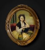 Europese school (XX) - da Bernardo Amiconi - Mademoiselle, Antiek en Kunst