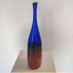 Glasfabriek Leerdam - Floris Meydam - Vaas - flesvaas -, Antiek en Kunst