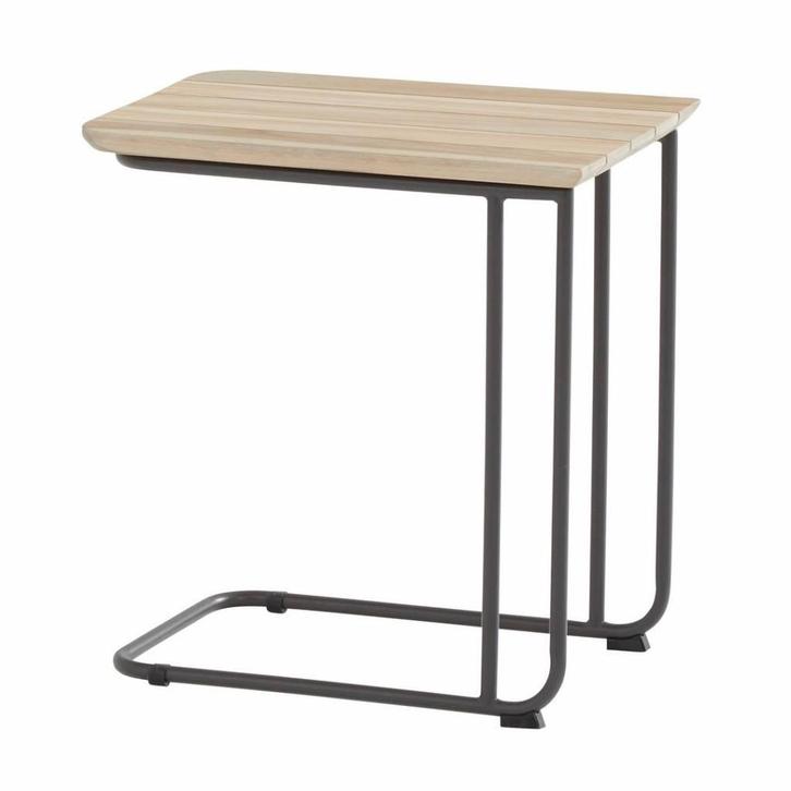 Axel bijzettafel 50x35 cm teak 4-Seasons Outdoor, Tuin en Terras, Tuintafels, Nieuw, Teakhout, Ophalen of Verzenden