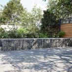 vidaXL Schanskorf 900x100x50 cm gegalvaniseerd ijzer, Tuin en Terras, Bloembakken en Plantenbakken, Verzenden, Nieuw, Metaal