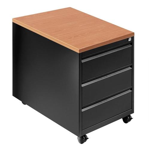 -16% Ladeblok Basic 3 Laden - Zwart, Huis en Inrichting, Kasten | Ladekasten, 3 of 4 laden, 75 cm of meer, Nieuw, Metaal, Minder dan 100 cm