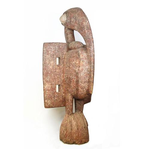 Kalao, reuzenvogel van hout, Senoufo, Ivoorkust, Antiek en Kunst, Kunst | Overige Kunst, Ophalen