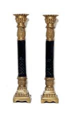 Kandelaar (2) - Keramiek, Brons, Antiek en Kunst