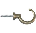 Schroefhaak Borst 42mm mat nikkel gelakt, Huis en Inrichting, Woonaccessoires | Kapstokken, Verzenden, Nieuw