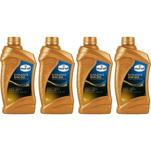 Eurol Aanbieding: 4 X Evolence 0W20 1L, Auto diversen, Onderhoudsmiddelen, Verzenden