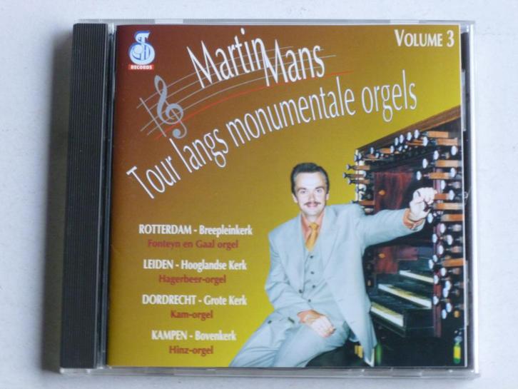 Martin Mans - Tour langs Monumentale Orgels vol. 3 (gesignee, Cd's en Dvd's, Cd's | Religie en Gospel, Zo goed als nieuw, Verzenden