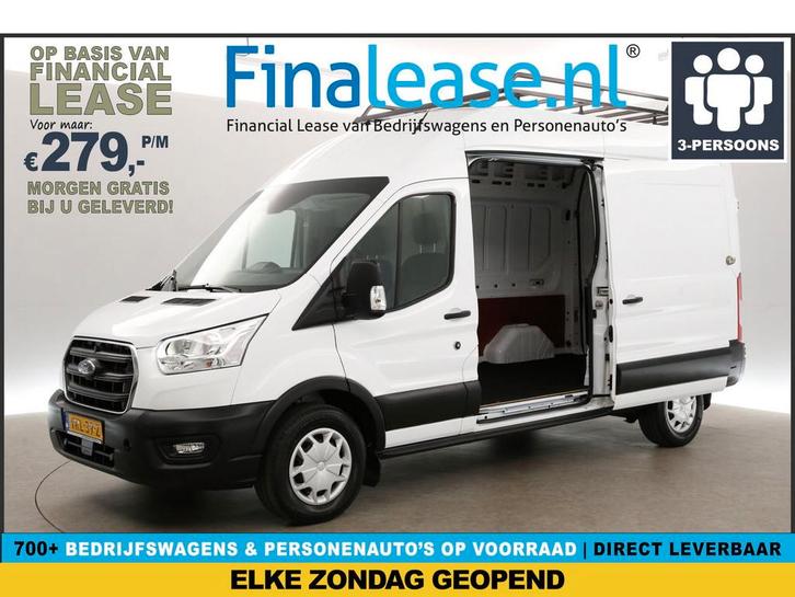 Ford Transit 350 2.0 TDCI L3H3 Airco Cruise 2xSchuifdeur PDC, Auto's, Bestelauto's, Lease, Handgeschakeld, Diesel, ABS, Boordcomputer