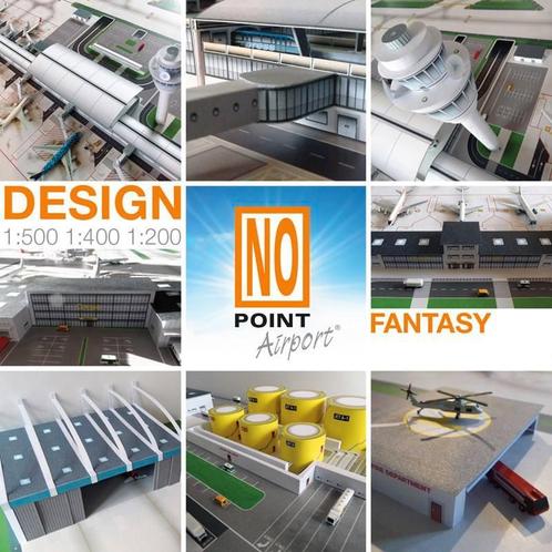 Diorama vliegveld / Airport producten, Verzamelen, Luchtvaart en Vliegtuigspotten, Schaalmodel, Nieuw, Verzenden