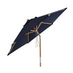 *WOONWINKEL* Brafab Trieste Houten Parasol Blauw 250 Cm Kant, Verzenden, Nieuw
