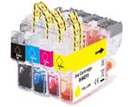 Set Brother LC-421 LC421 huismerk inktcartridges met chip, Verzenden, Nieuw, Cartridge, Brother