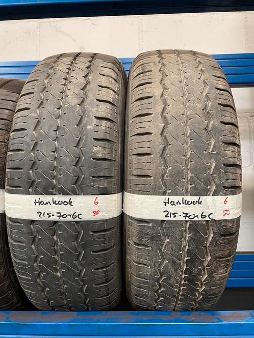 215-70-16C Hankook Zomerbanden 6mm Incl Montage 215 70 16 C, Auto-onderdelen, Banden en Velgen, 16 inch, Zomerbanden, 215 mm, Bestelwagen