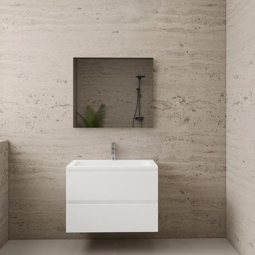 ACTIE BWS Badmeubel | Paris | Wit 80 cm | Mat Wit Wastafel |, Doe-het-zelf en Verbouw, Sanitair, Bad, Nieuw, Ophalen of Verzenden