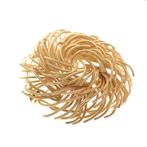 Vintage gouden fantasiebroche, Ophalen of Verzenden, Gebruikt, Overige kleuren, Goud