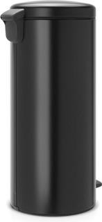 Brabantia NewIcon Prullenbak - 30 liter - Matt Black, Verzenden, Zo goed als nieuw