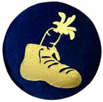 Baretspeld / button Gevuld schoentje - blauw, Ophalen of Verzenden, Nieuw