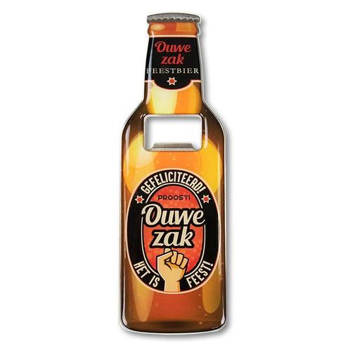 Bieropener Ouwe Zak 18,5cm, Hobby en Vrije tijd, Feestartikelen, Nieuw, Verzenden