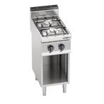 GGM Gastro | Gasfornuis - 9,5 kW - 2-pits | GHB479M |, Verzenden, Nieuw, Inbouw