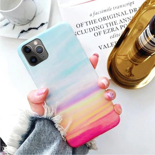 iPhone 6S Plus Hoesje Marmer Textuur - Shockproof Glossy, Telecommunicatie, Mobiele telefoons | Hoesjes en Frontjes | Apple iPhone