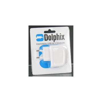 Dolphix Universele USB AC Oplader Wit 49892 (Thuislader) beschikbaar voor biedingen