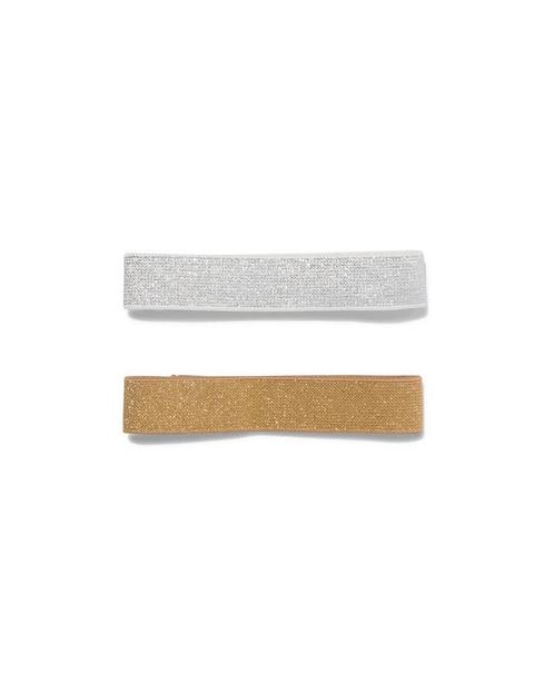 HEMA Elastieken voor lunchbox met glitters - 2 stuks, Diversen, Agenda's, Nieuw, Verzenden