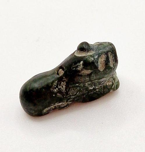 Bactrische of Sino-Siberische Onyx XXS Liggende Tijger, Antiek en Kunst, Antiek | Overige Antiek