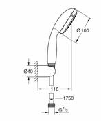 GROHE QuickFix Vitalio Start II 100 Douchekop¸ 10 cm, Ophalen of Verzenden, Gebruikt