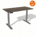 Bureau - Deluxe - Zit-Sta - Zilvergrijs (Zit-Sta Bureaus), Werkplek, Ophalen of Verzenden, Nieuw zonder verpakking, Bureau