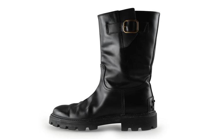 Tods biker boots in maat 41 Zwart | 25% korting, Kleding | Dames, Schoenen, Zwart, Zo goed als nieuw, Overige typen, Verzenden