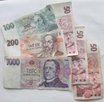 Tsjechië. - 6 Banknotes - Various Dates (Zonder