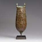 Oude Egypte, Ptolemeïsch Brons Situle de Pen-Iah - 125 mm