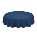 Tafelkleden Rond Navy Blauw 132cm Ø - Treb SP, Huis en Inrichting, Tafelkleden, Verzenden, Nieuw