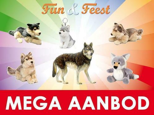 Wolven knuffels -Mega aanbod pluche Wolf knuffels, Kinderen en Baby's, Speelgoed | Knuffels en Pluche, Overige typen, Nieuw, Ophalen of Verzenden