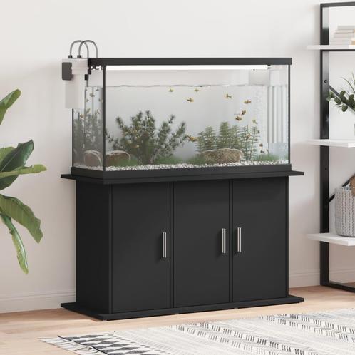 vidaXL Aquariumstandaard 101x41x58 cm bewerkt hout zwart, Dieren en Toebehoren, Overige Dieren-accessoires, Nieuw, Verzenden