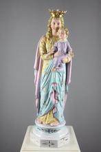 Beeldje, Maria met Kind - 44 cm - Biscuit porselein, Antiek en Kunst