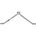 MM Eurotool Stokhouder - 190mm - Stalen Bezembevestiging..., Tuin en Terras, Hand-tuingereedschap, Ophalen of Verzenden, Nieuw