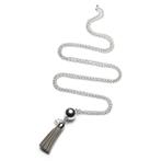 Proud MaMa Zwangerschapsketting Babybel Ketting Fringes grey, Nieuw