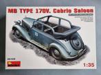 MiniArt 35103 MB Type 170V. Cabrio Saloon 1:35, Hobby en Vrije tijd, Modelbouw | Auto's en Voertuigen, Verzenden, Nieuw