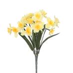 Narcisbush +/-18  bloemen op een bos 40cm hoog Kunst narcis, Ophalen of Verzenden, Nieuw