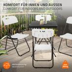 Klapstoelen - Vouwstoelen - Set van 4 - Eettafelstoelen - Wi, Caravans en Kamperen, Verzenden, Zo goed als nieuw