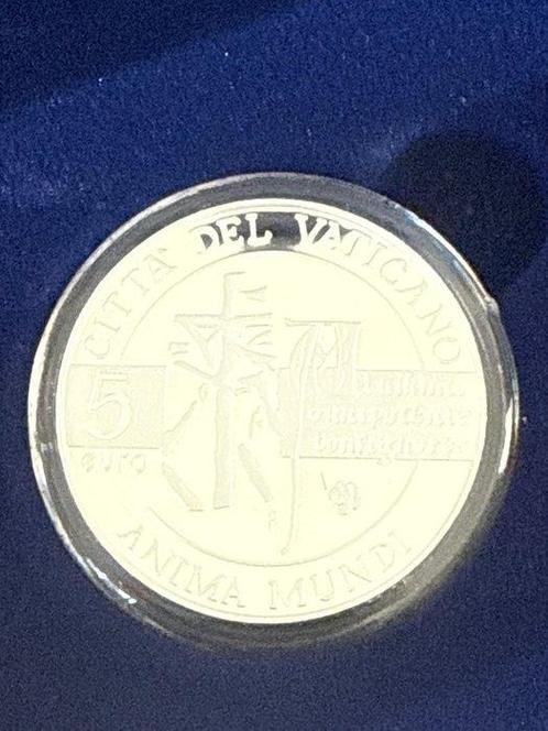 Vaticaan. 5 Euro / 20 Euro 2022 Anima Mundi + Papa, Postzegels en Munten, Munten | Europa | Euromunten