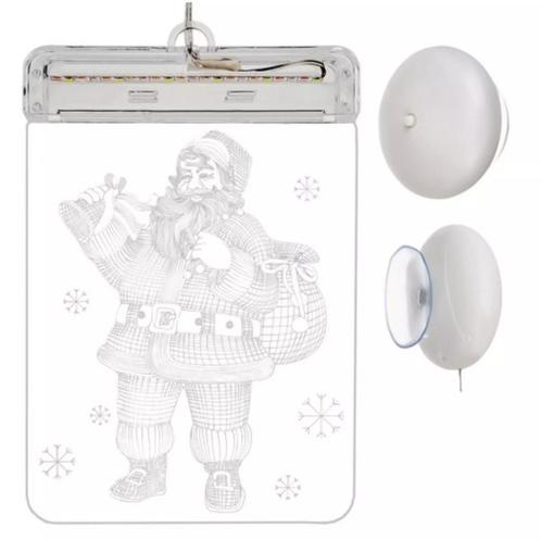 Malatec LED 3D-Santa - Sfeervolle Kerstdecoratie - 17 x 1..., Diversen, Kerst, Nieuw, Ophalen of Verzenden