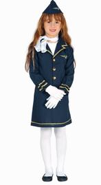 Stewardess Kostuum Kind, Kinderen en Baby's, Carnavalskleding en Verkleedspullen, Verzenden, Nieuw
