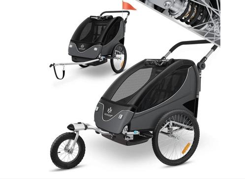 Kinderfietskar kinderaanhanger - met jogger / buggyfunctie, Kinderen en Baby's, Speelgoed | Buiten | Voertuigen en Loopfietsen