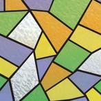 Raamfolie glas mozaiek, glasfolie voor ramen, anti inkijk, Nieuw