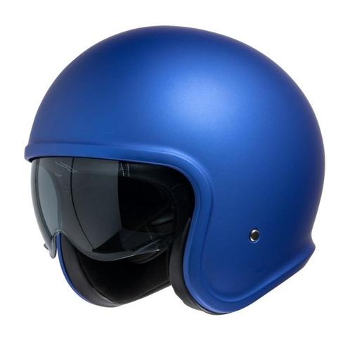 IXS 880 1.0 jethelm mat blauw, Motoren, Kleding | Motorhelmen, Nieuw met kaartje, Verzenden
