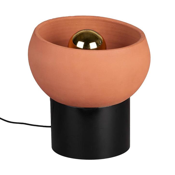 *WOONWINKEL* Dutchbone Zahra S Retro Tafellamp Terracotta S, Huis en Inrichting, Lampen | Tafellampen, Nieuw, Verzenden