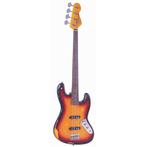 Vintage V74MRJP JP Tribute fretless Bass Distressed Sunburst, Muziek en Instrumenten, Verzenden, Nieuw